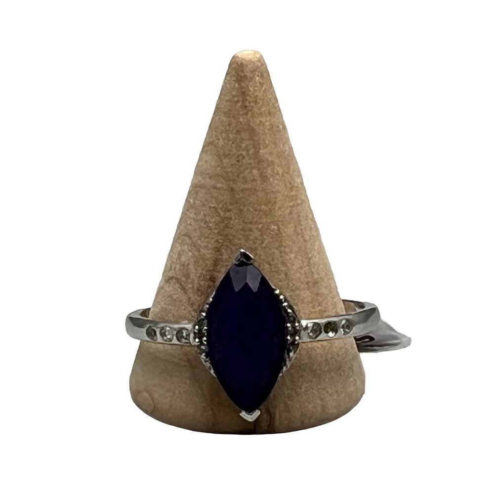Bomb Party Can't Forget Me Purple Genuine Amethyst Quartz Stone Size 9 Ring